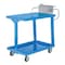 Vestil Easy Access Stock Truck w/Table, 24 x 36, Steel, 1200 lb Load Capacity, 2 Shelves, 41.5 L, 24 W EASY-A-2436-WT - alternate 2